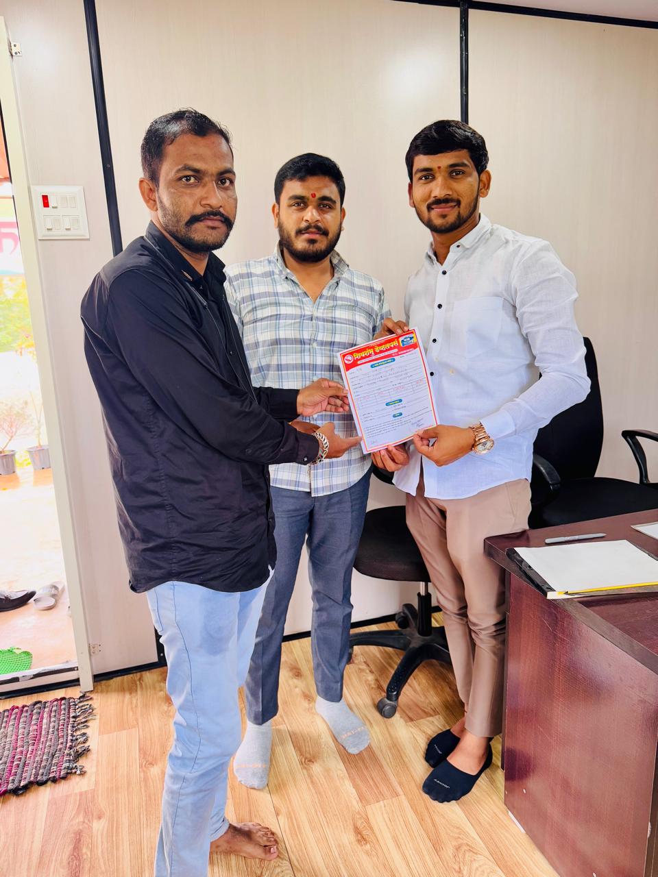 New owner receiving documents